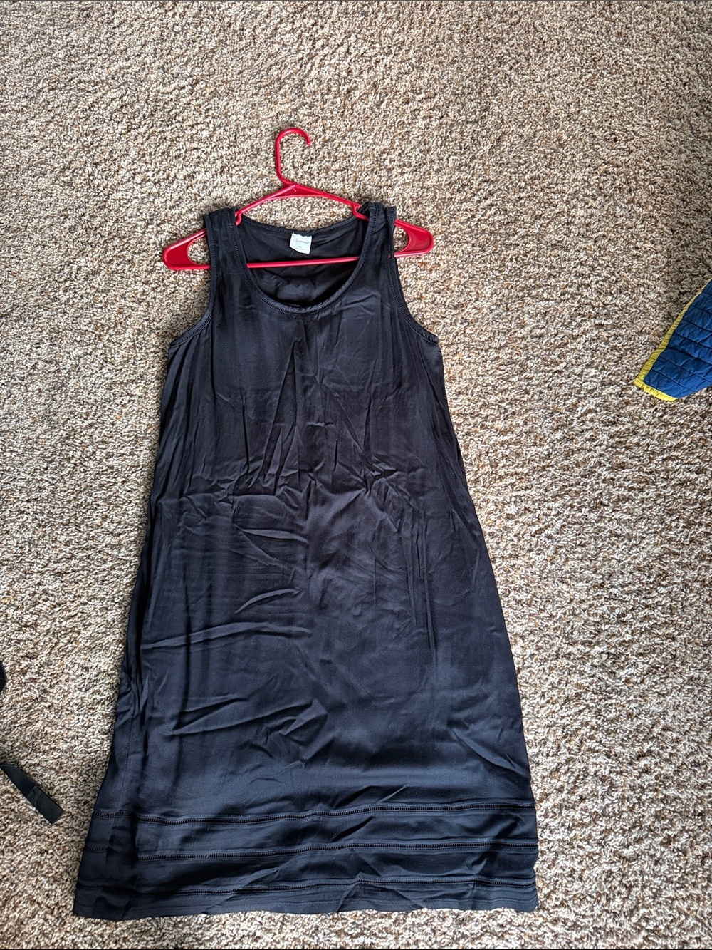 Soma Classic Black Sleeveless Shift Dress